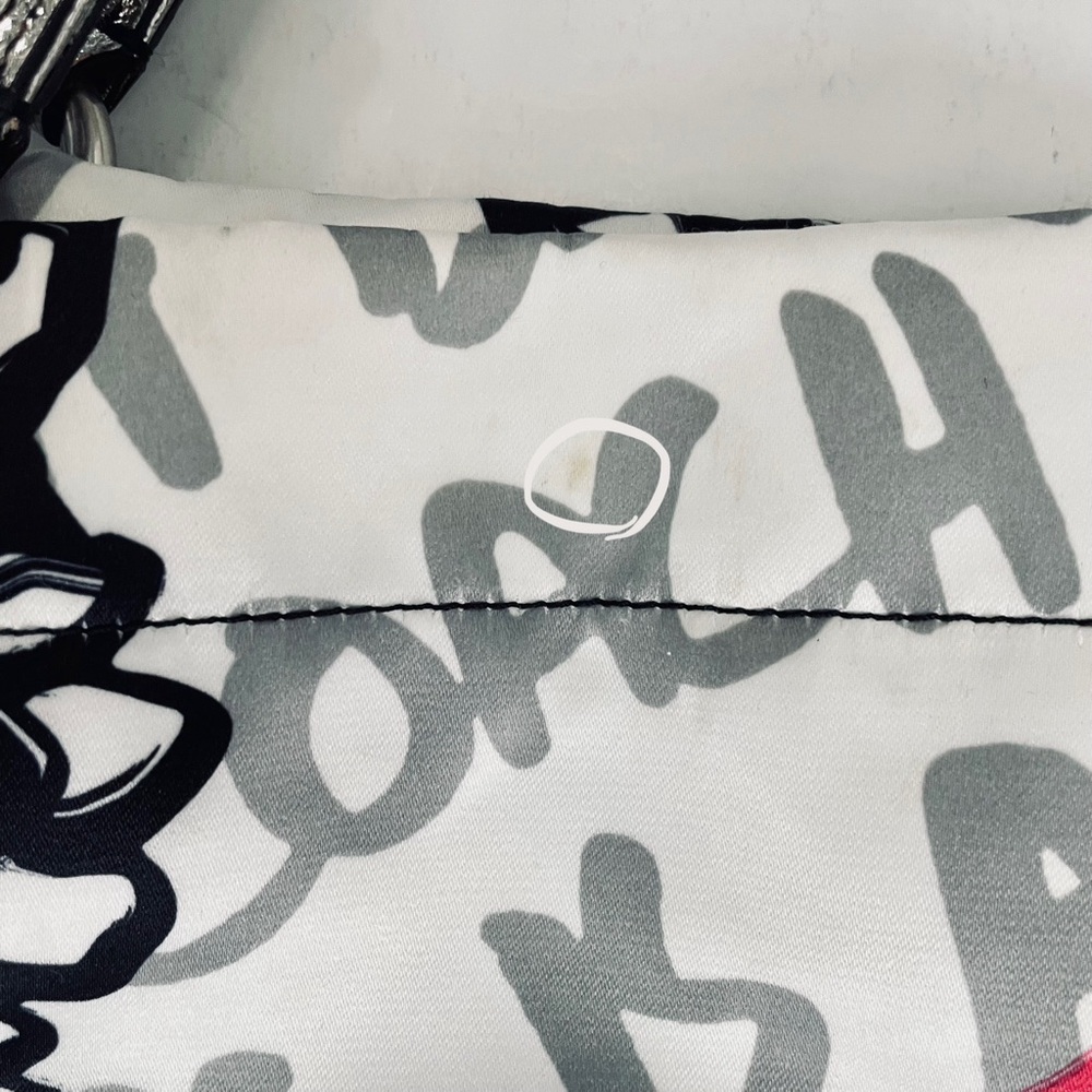 Coach White and Pink Floral Tote - Picture 11 of 15